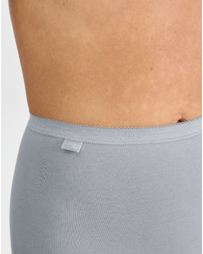 Pack of 4 maxi knickers Sloggi Basic+ (Blanc/Bleu Ciel/Bleu/Gris)