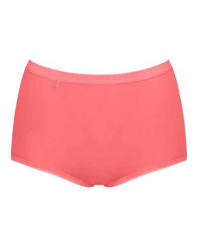 Lot de 4 culottes maxi Sloggi Basic+ (Nacre/Rose Pâle/Rose/Corail)
