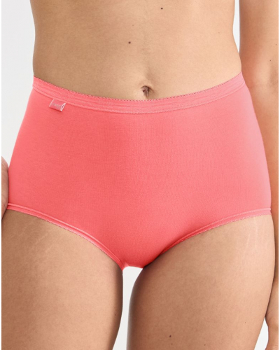 Pack of 4 maxi knickers Sloggi Basic+ (Nacre/Rose Pâle/Rose/Corail)