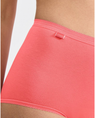 Paquete de 4 bragas maxi Sloggi Basic+ (Nacre/Rose Pâle/Rose/Corail)