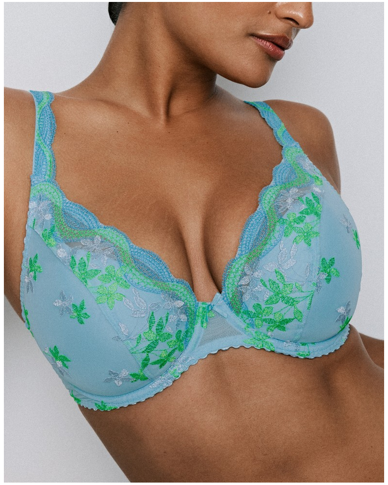 Plunge padded bra Prima Donna Cala Luna (Ice Dream)