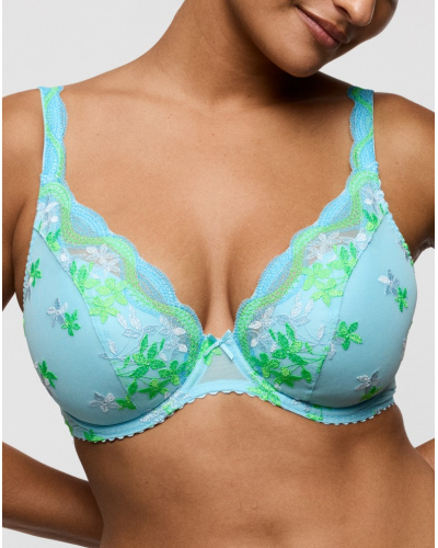 Plunge padded bra Prima Donna Cala Luna (Ice Dream)