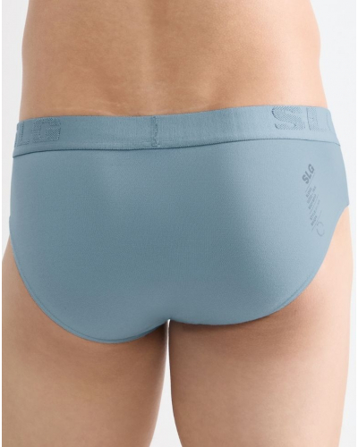 Pack of 2 cotton briefs Sloggi SLG Base Soft (Bleu Foncé/Bleu Clair)