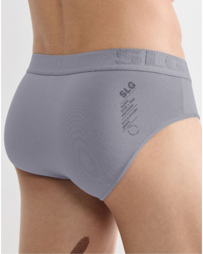 Pack of 2 cotton briefs Sloggi SLG Base Soft (Morandi Grey)