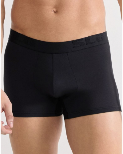 Paquete de 2 boxers de algodón Sloggi SLG Base Soft (Negro)