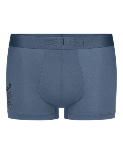 Paquete de 2 boxers de algodón Sloggi SLG Base Soft (Bleu Foncé/Bleu Clair)