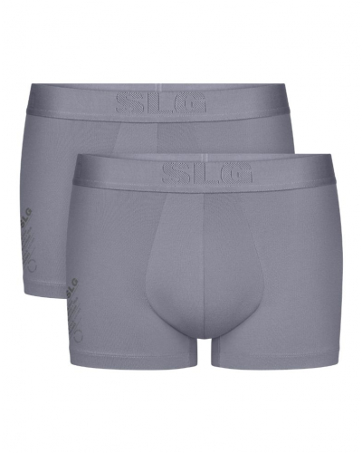Lot de 2 boxers en coton Sloggi SLG Base Soft (Morandi Grey)