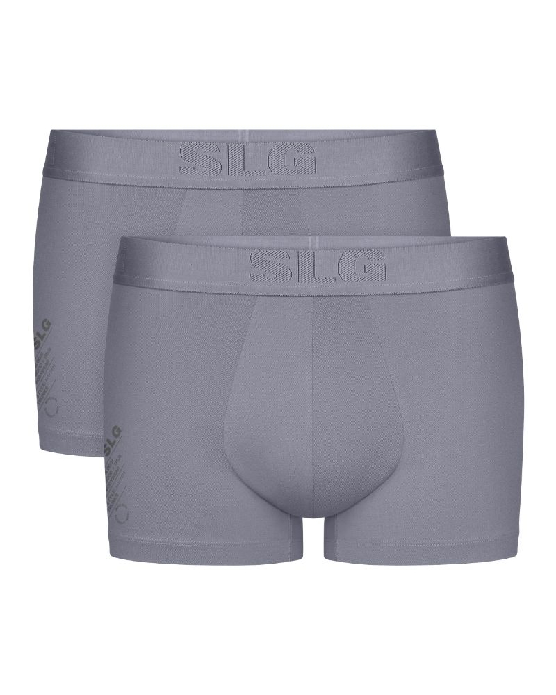 Lot de 2 boxers en coton Sloggi SLG Base Soft (Morandi Grey)