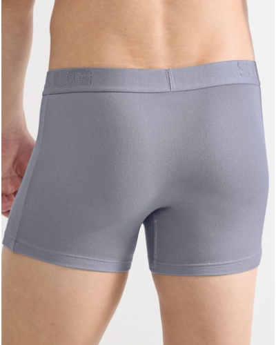 Pack of 2 cotton boxer shorts Sloggi SLG Base Soft (Morandi Grey)