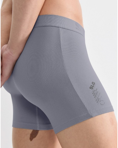 Paquete de 2 boxers largos de algodón Sloggi SLG Base Soft (Morandi Grey)