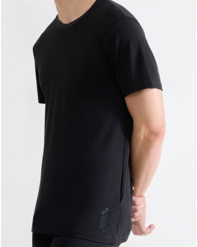 Cotton crew neck t-shirt Sloggi SLG Base Soft (Black)