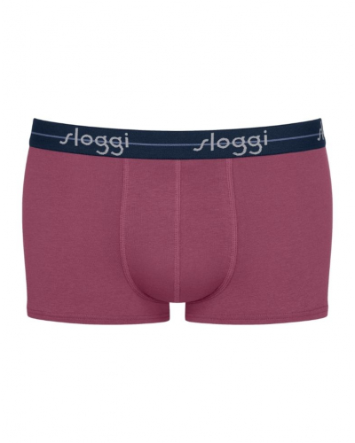 Pack of 2 boxer shorts Sloggi for Men Start (Marine/Aubergine)