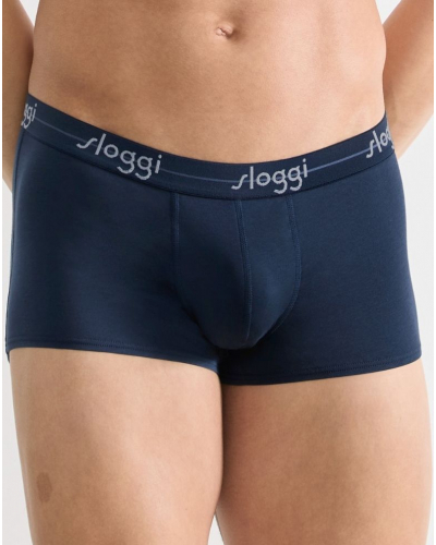 Lot de 2 boxers Sloggi for Men Start (Marine/Aubergine)