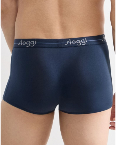 Lot de 2 boxers Sloggi for Men Start (Marine/Aubergine)