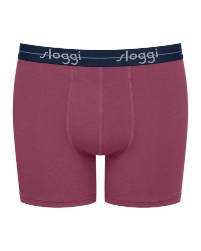 Lot de 2 boxers longs Sloggi for Men Start (Marine/Aubergine)