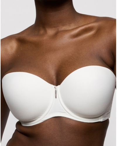Sujetador bandeau preformado Prima Donna Twist Twixie (Naturel)