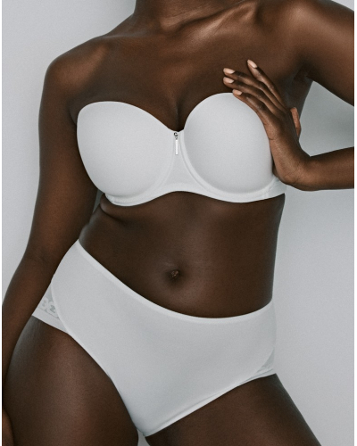 Sujetador bandeau preformado Prima Donna Twist Twixie (Naturel)