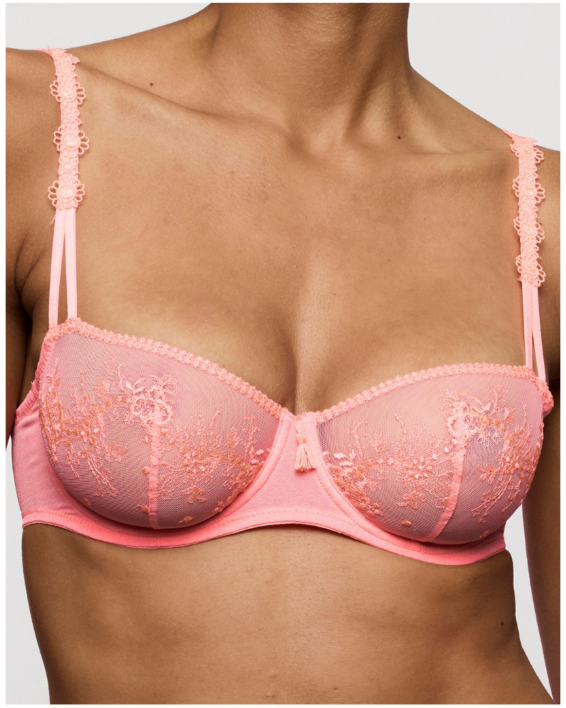 Balcony bra vertical seam Marie Jo Annaelle (Neon Peach)