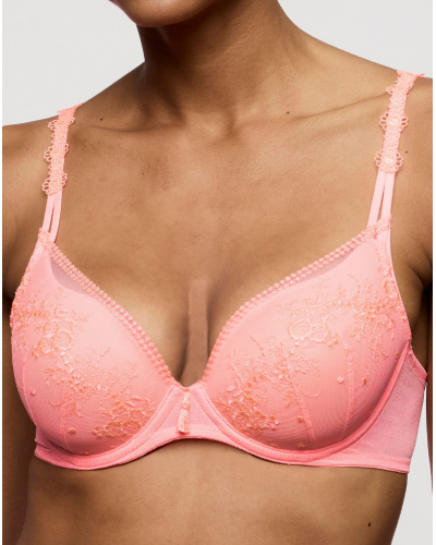 Heartshapped padded bra Marie Jo Annaelle (Neon Peach)