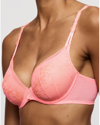 Soutien-gorge coque forme coeur Marie Jo Annaelle (Neon Peach)
