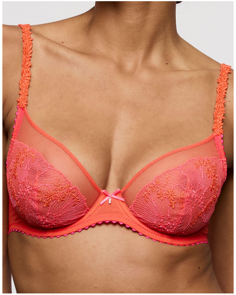 Soutien-gorge plunge Marie Jo Solene (Pamplemousse)