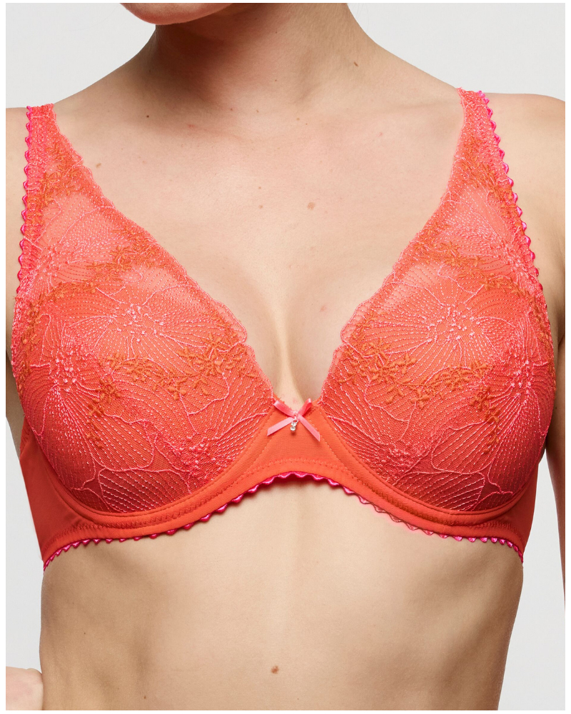 Soutien-gorge rembourré plongeant Marie Jo Solene (Pamplemousse)