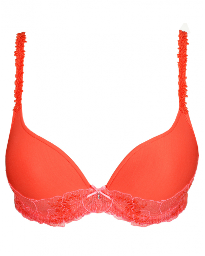 Soutien-gorge coque forme coeur Marie Jo Solene (Pamplemousse)