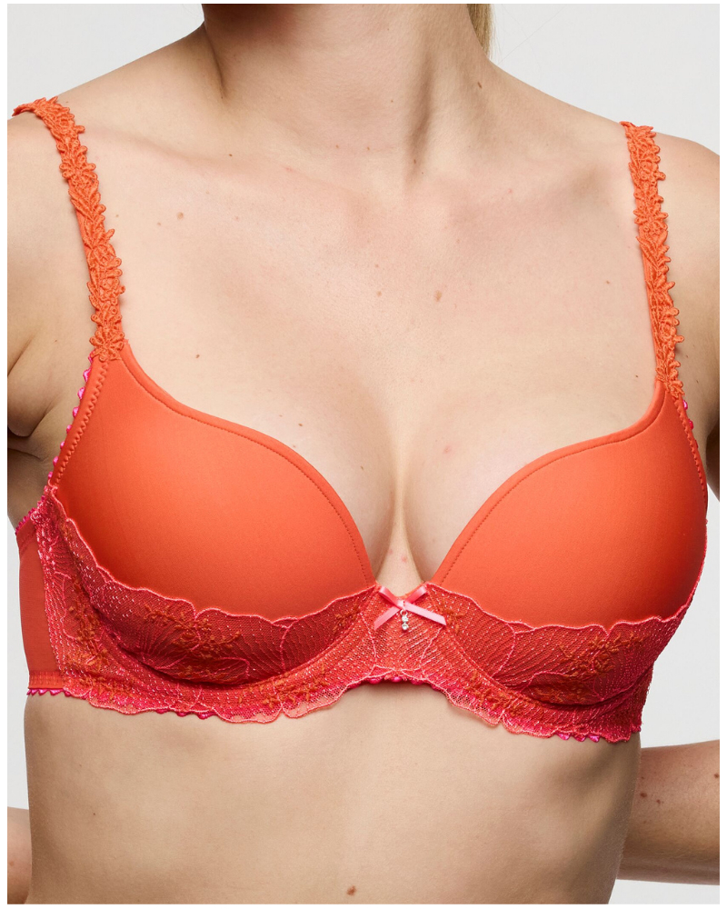 Soutien-gorge coque forme coeur Marie Jo Solene (Pamplemousse)
