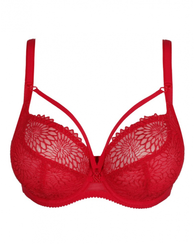 Sujetador balconette corte tulipán Prima Donna Sophora (True Red)