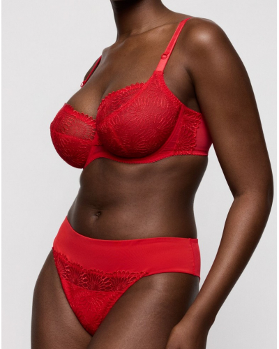Tulip seam balcony bra Prima Donna Sophora (True Red)