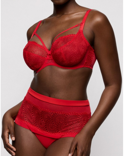 Soutien-gorge balconnet coupe tulipe Prima Donna Sophora (True Red)