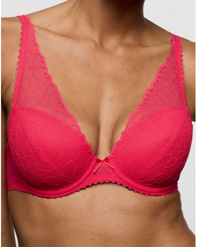Padded plunge bra Marie Jo Azelie (Raspberry)