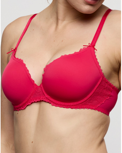 Soutien-gorge coque forme de coeur Marie Jo Azelie (Raspberry)