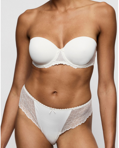 Padded bandeau bra Marie Jo Azelie (Naturel)