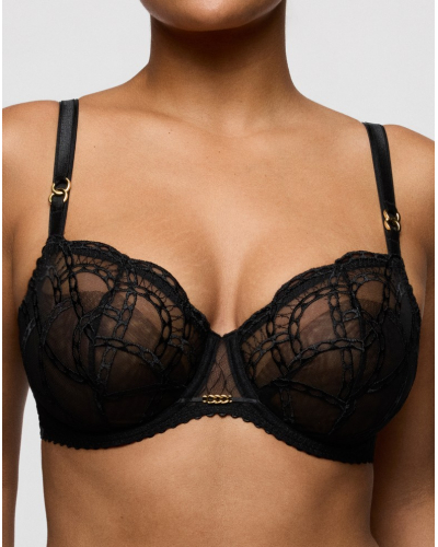 Soutien-gorge balconnet Prima Donna Naica (Noir)