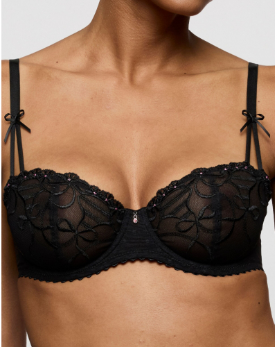 Balcony bra vertical seam Marie Jo Noova (Black)
