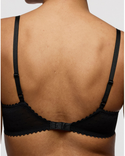 Soutien-gorge balconnet couture verticale Marie Jo Noova (Noir)