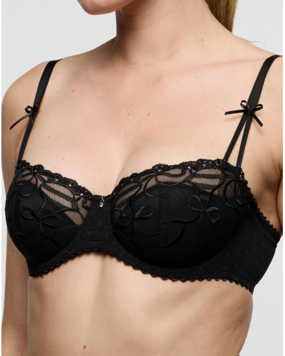 Soutien-gorge balconnet demi mousse Marie Jo Noova (Noir)