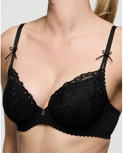 Soutien-gorge coque forme de coeur Marie Jo Noova (Noir)