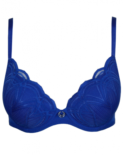 Soutien-gorge rembourré en forme de coeur Marie Jo Cathia (Bleu Stylo)