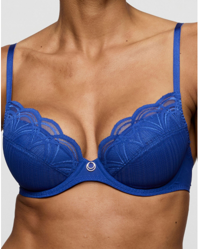 Sujetador push-up removible Marie Jo Cathia (Bleu Stylo)