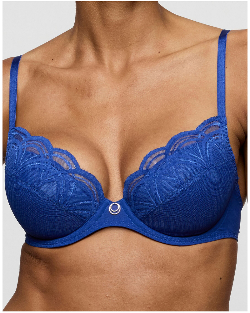 Soutien-gorge push-up amovible Marie Jo Cathia (Bleu Stylo)