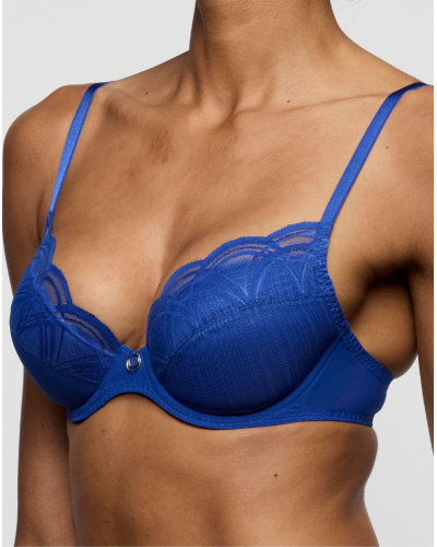 Sujetador push-up removible Marie Jo Cathia (Bleu Stylo)
