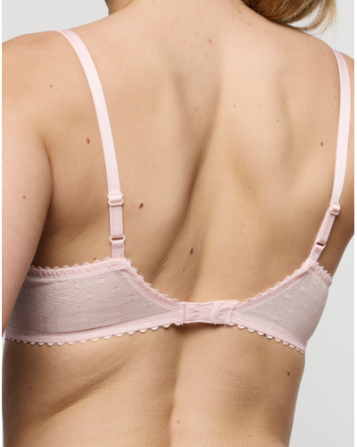 Soutien-gorge balconnet couture verticale Marie Jo Noova (Gardenia Rose)