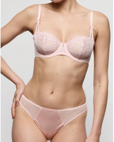 Soutien-gorge balconnet couture verticale Marie Jo Noova (Gardenia Rose)
