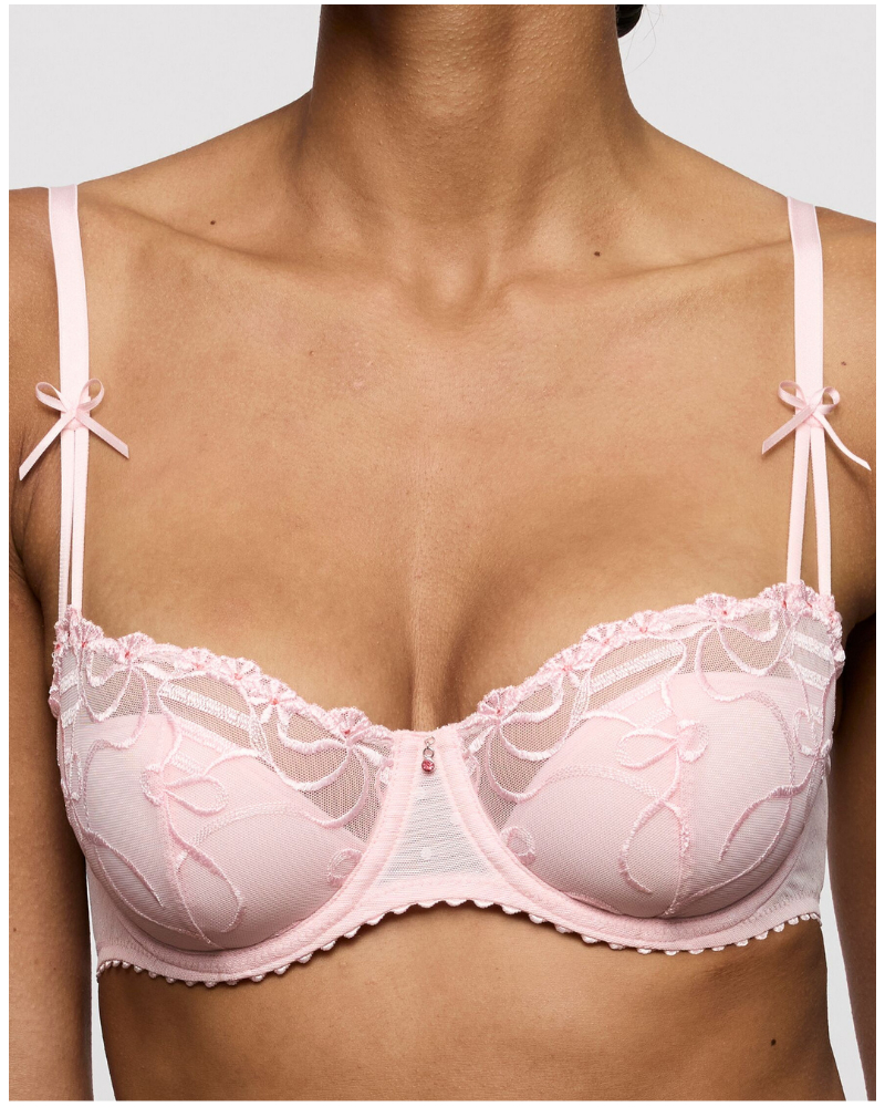 Soutien-gorge balconnet demi mousse Marie Jo Noova (Gardenia Rose)