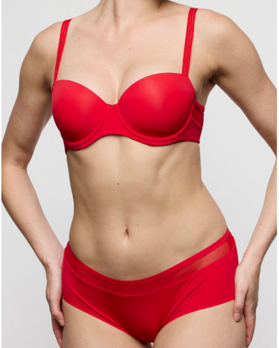 Soutien-gorge balconnet rembourré Marie Jo Louie (True Red)