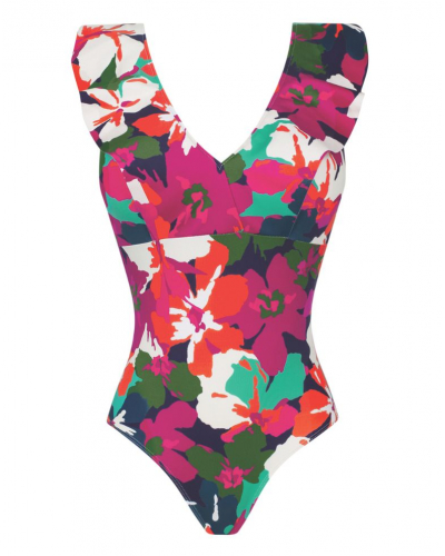 Maillot de bain une pièce sans armature décolleté V Empreinte Nectar (Nectar)