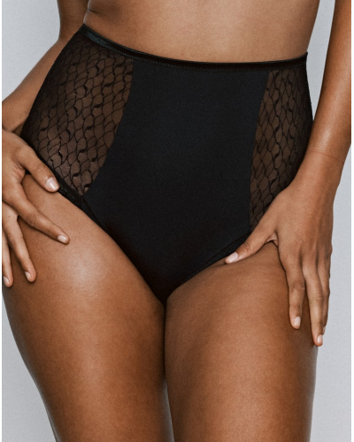 Culotte taille haute couvrante Prima Donna Naica (Noir)