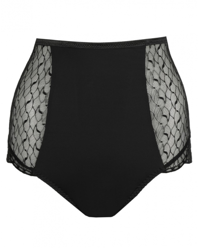 Full-Coverage High-Waist Brief Prima Donna Naica (Black)